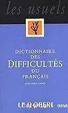 Dictionnaire des difficultés du français