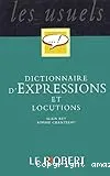 Dictionnaire des expressions et locutions