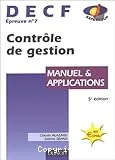 Contrôle de gestion, DECF épreuve nø 7