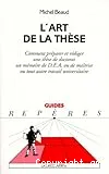 Art de la thèse (L')