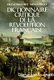 Dictionnaire critique de la Révolution française