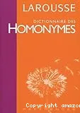 Dictionnaire des homonymes