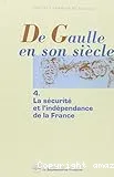 Sécurité et l'indépendance de la France (La)