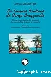 langues bantoues du Congo-Brazzaville (Les)