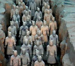 The Great Wall : Terra-Cotta Warriors of Qin Dynasty