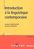 Introduction à la linguistique contemporaine