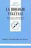 La biologie végétale