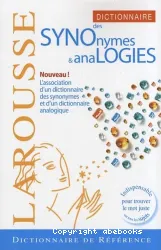 Dictionnaire des synonymes & analogies