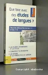 Que faire avec des études de langues?