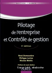 Pilotage de l'entreprise et contrôle de gestion