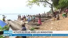 Une Partie de pêche traditionnelle au village Mboma