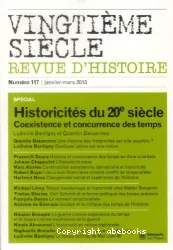 Historicités du 20e siècle