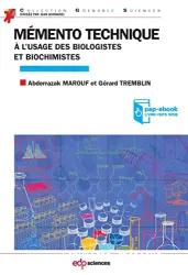 Memento technique à l'usage des biologistes et biochimistes