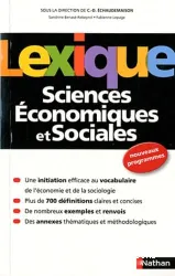 Lexique, sciences économiques et sociales