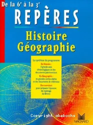 Repères , Histoire Géographie de la 6e à la 3e