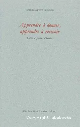 Apprendre à donner, apprendre à recevoir