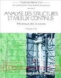 Analyse des structures et milieux continus