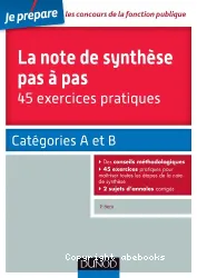 La Note de synthèse pas à pas