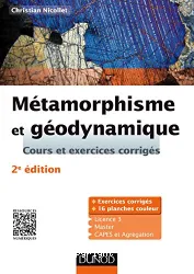 Métamorphisme et géodynamique