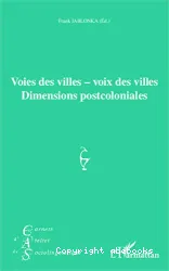 Voies des villes, voix des villes