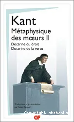 Métaphysique des mœurs 2