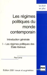 Les régimes politiques du monde contemporain