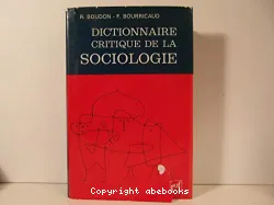 Dictionnaire critique de la sociologie