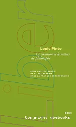 La vocation et le métier de philosophe