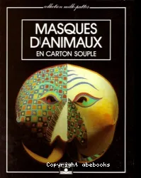 Masques d'animaux en carton souple