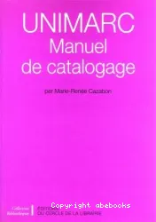 UNIMARC, manuel de catalogage