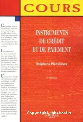 Instruments de crédit et de paiement