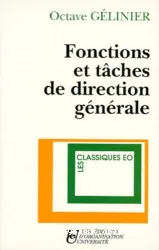 Fonctions et tâches de direction générale