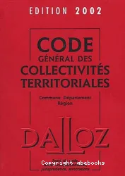 Code général des collectivités territoriales