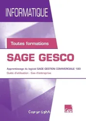 SAGE GESCO - Apprentissage du logiciel SAGE gestion commerciale 100