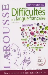 Dictionnaire des difficultés de la langue française