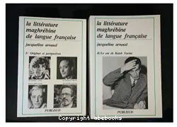 La Littérature maghrébine de langue française