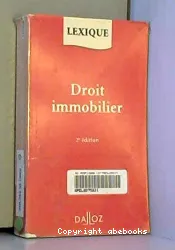 Droit immobilier