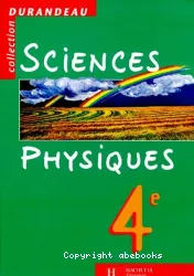 Sciences physiques, 4e