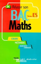 Réussir son bac maths, term. ES