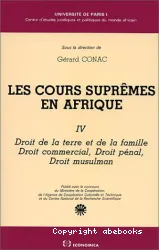 Les Cours supremes en Afrique