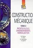 Construction mécanique tome 3