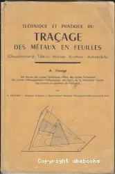 Traçage des métaux en feuilles