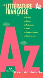 La littérature française de A a Z