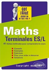 Maths Terminales ES-L 41 Fiches-Méthodes pour Comprendre le Cours