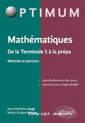 Mathématiques de la terminale S à la prépa