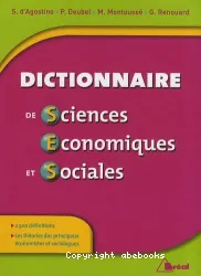 Dictionnaire de sciences économiques et sociales