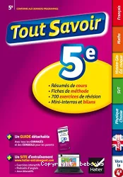 Tout savoir en 5e