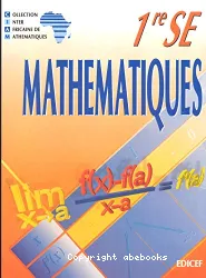 Mathématiques CIAM 1ère SE (série D)