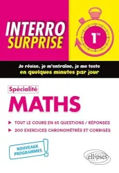 Spécialité Maths 1re - Nouveaux programmes