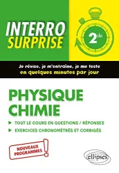 Physique chimie 2de